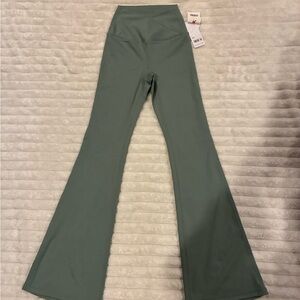 Yogalicious Lux Madison Crossover Flare in Olive (NWT)